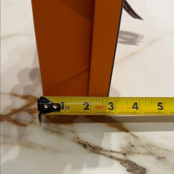 Hermes Orange Box with Ribbon 15x9x3 - Picture 3 of 5
